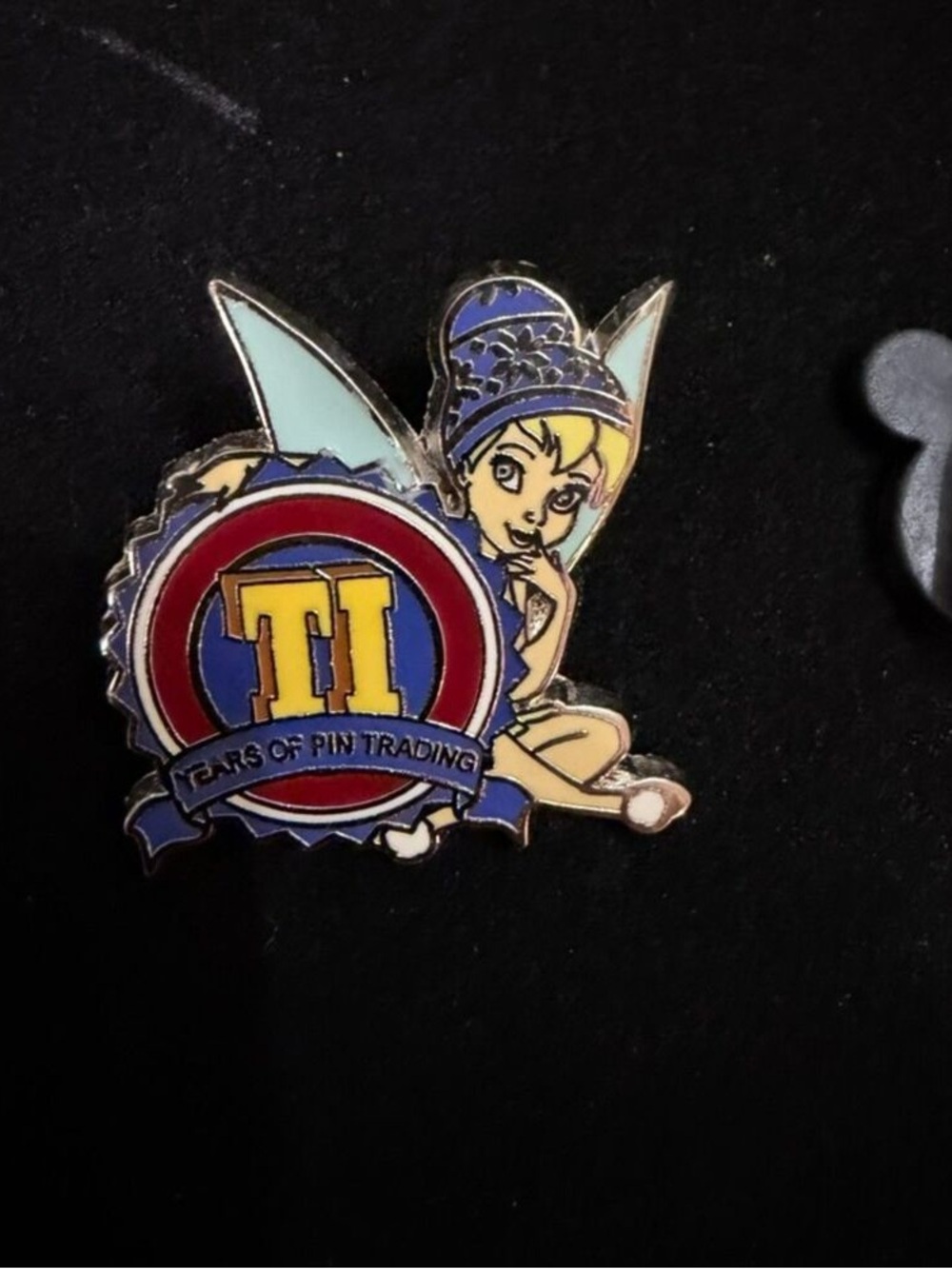 Disney Tinker Bell Enamel Pin - Blue, Yellow, Red
